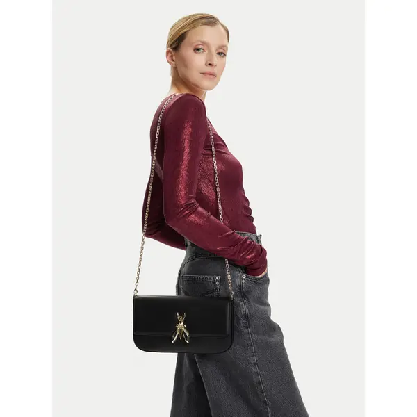 PATRIZIA PEPE Torbica Patrizia Pepe 8B0229 L061 Crna