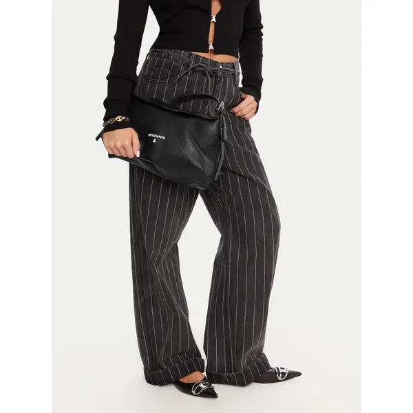 PATRIZIA PEPE Torbica Patrizia Pepe 8B0256/L148-K103 Crna