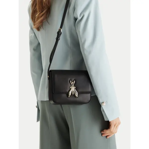 PATRIZIA PEPE Torbica Patrizia Pepe 8B0303/L061 Crna
