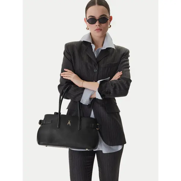 PATRIZIA PEPE Torbica Patrizia Pepe 8B0305/L162 Crna