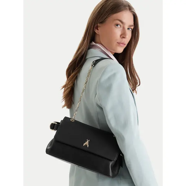 PATRIZIA PEPE Torbica Patrizia Pepe 8B0306/L162-K103 Crna