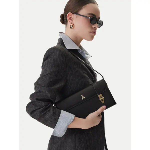 PATRIZIA PEPE Torbica Patrizia Pepe 8B0327/L061 Crna