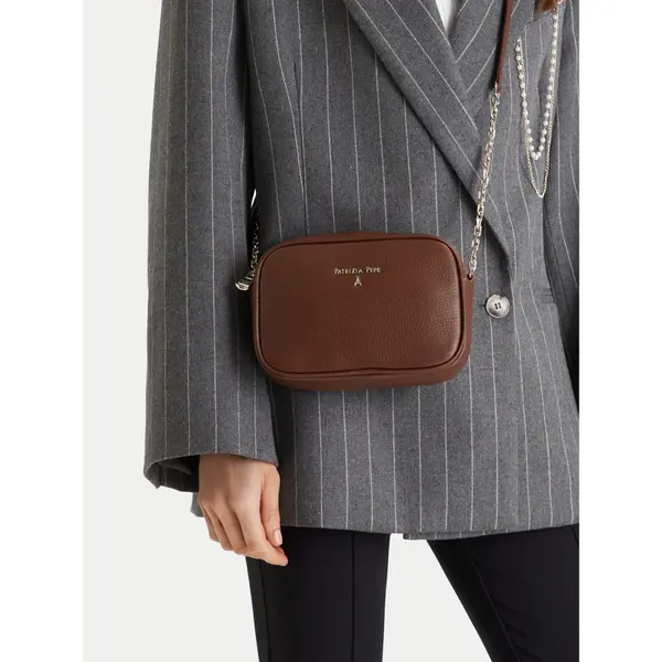 PATRIZIA PEPE Torbica Patrizia Pepe CB0071/L001 Smeđa