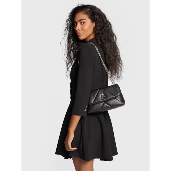 PATRIZIA PEPE Torbica Patrizia Pepe CB0084/L006-K103 Crna
