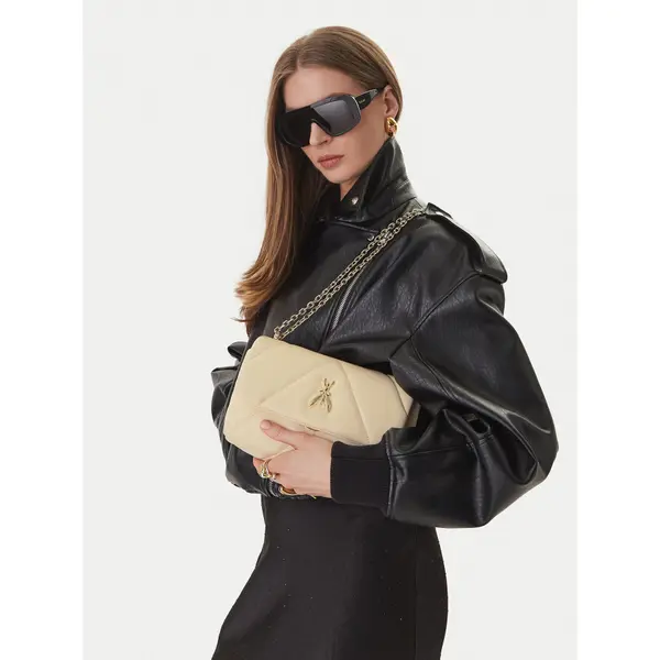 PATRIZIA PEPE Torbica Patrizia Pepe CB0084/L006-W405 Écru