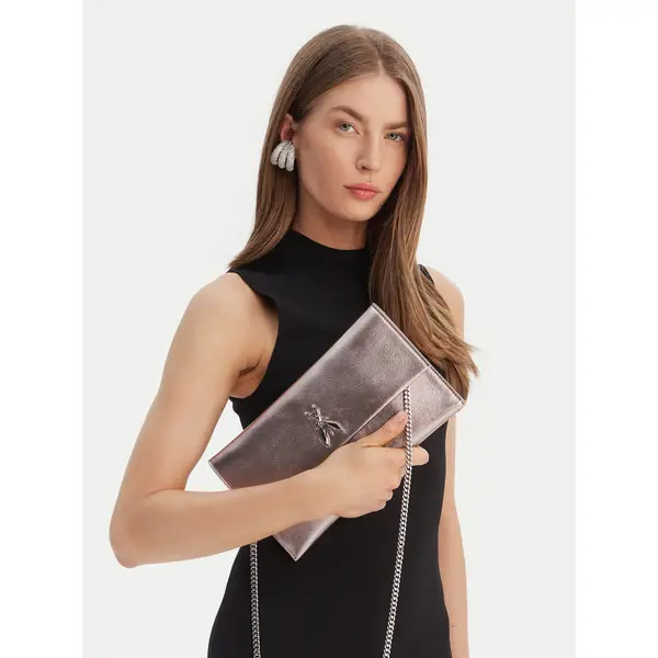 PATRIZIA PEPE Torbica Patrizia Pepe CB5460/L041-S765 Srebrna
