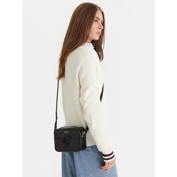 Pepe Jeans Torbica Pepe Jeans Beverly Limited PL031662 Crna