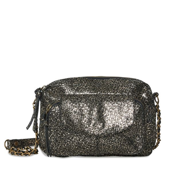 Pieces Torbica Pieces 17063358 Black/Aop Metallic