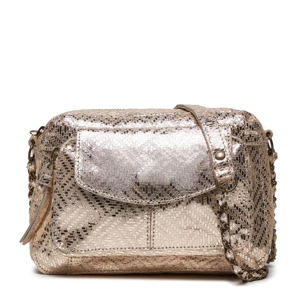 Pieces Torbica Pieces 17063358 Frosted Almond/Aop Metallic