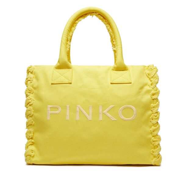 Pinko Torbica Pinko Beach Shopping PE 24 PLTT 100782 A1WQ Giallo Sol H85Q