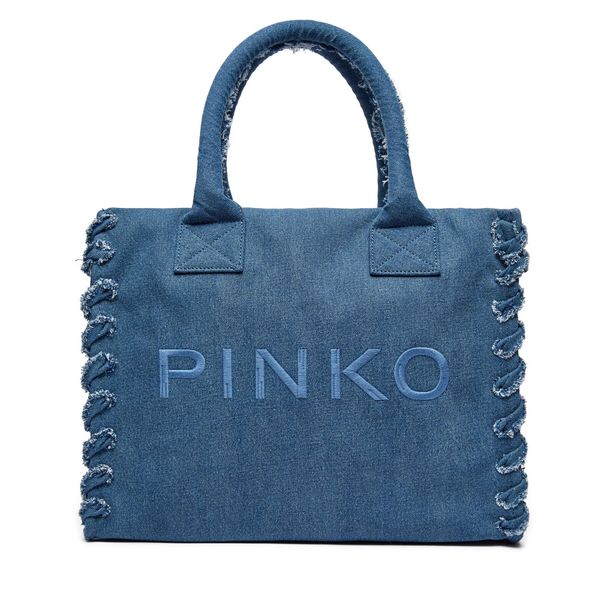Pinko Torbica Pinko Beach Shopping PE 24 PLTT 100782 A1WT Denim Blu DN4Q