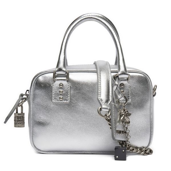 Pinko Torbica Pinko Bowling Bag Mini PE 24 PLTT 102791 A0F8 Silver ZZFO