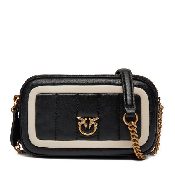 Pinko Torbica Pinko Camera Case PE 24 PLTT 102810 A1F1 Nero/Bianco ZZ2Q