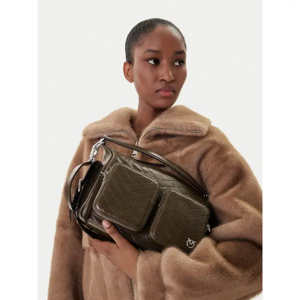 pinko Torbica PINKO Cargo Camera Bag Al 25-25 PLTT 105110 A2JC Smeđa