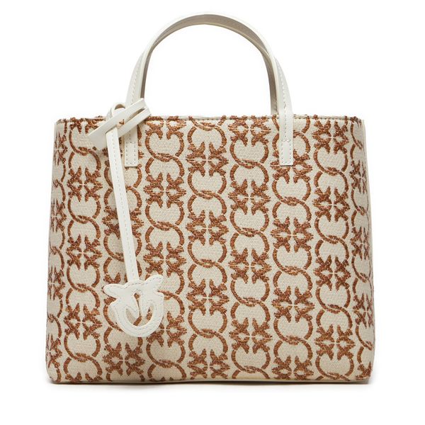Pinko Torbica Pinko Carrie Shopper Classic PE 24 PLTT 102833 A1KU Bež