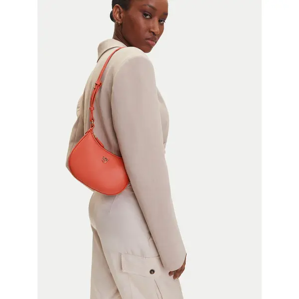 pinko Torbica PINKO Half Moon Baby PE 25 PLTT 103538 A0F1 Koraljna
