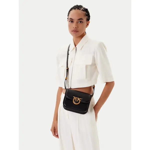 pinko Torbica PINKO Love Box Bag Fl Mini 104297 A26L Crna