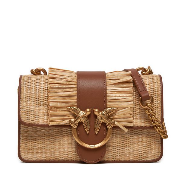 Pinko Torbica Pinko Love One Mini Light Cl PE 24 PLTT 103335 A1RS Naturale/Cuoio LP4Q