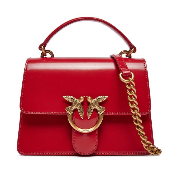 Pinko Torbica Pinko Love One Top Handle Mini Light 100071 A1EN Rosso/Antique Gold R30Q