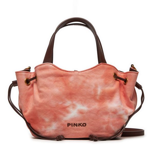 Pinko Torbica Pinko Pagoda Small Shopper PE 24 PLTT 102910 A1MB Narančasta