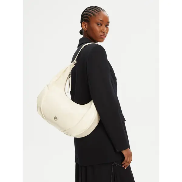 pinko Torbica PINKO Slouchy Hobo Big PE 25 PLTT 104295 A26J Écru