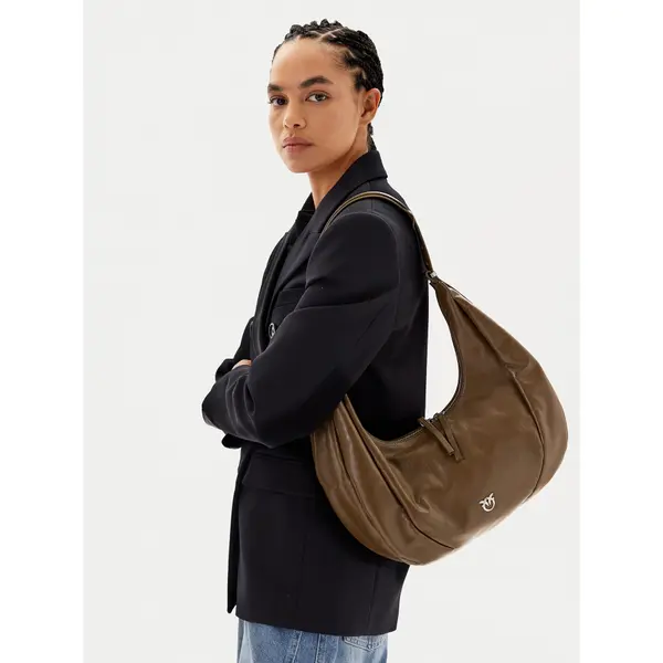 pinko Torbica PINKO Slouchy Hobo Big PE 25 PLTT 104295 A26J Kaki