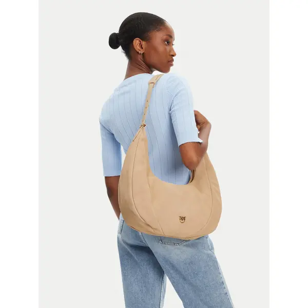pinko Torbica PINKO Slouchy Hobo Big PE 25 PLTT 104295 A29N Bež