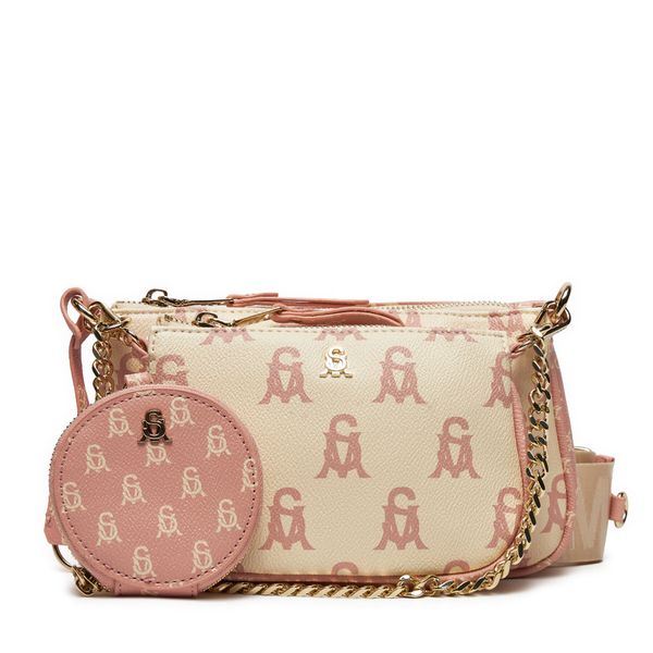Steve Madden Torbica Steve Madden Burgentb Crossbody SM13000795-02002-BHB Blush/Bone
