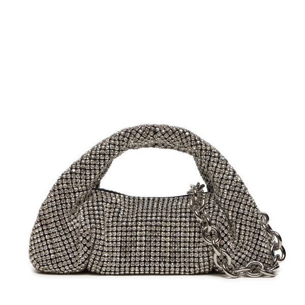 Stuart Weitzman Torbica Stuart Weitzman The Mda Shne Mini Tot SE601 Srebrna