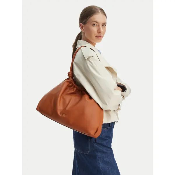 Tommy Hilfiger Torbica Tommy Hilfiger AW0AW18376 Smeđa