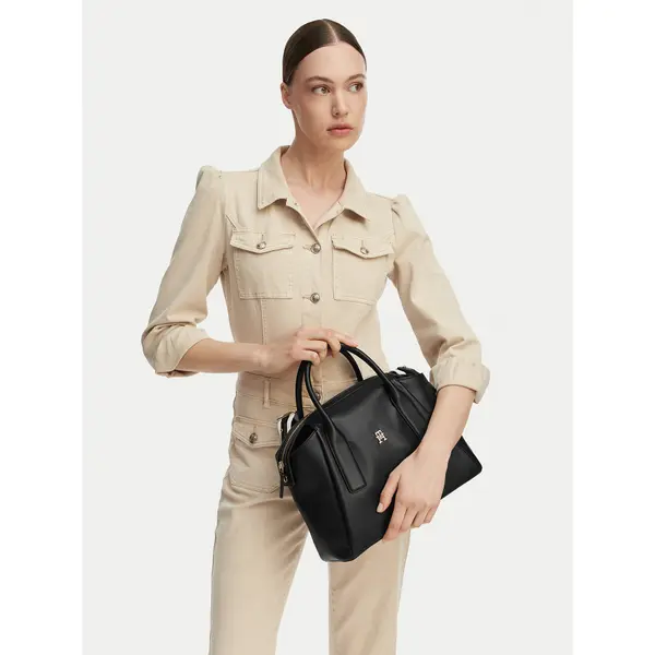 Tommy Hilfiger Torbica Tommy Hilfiger AW0AW18532 Crna