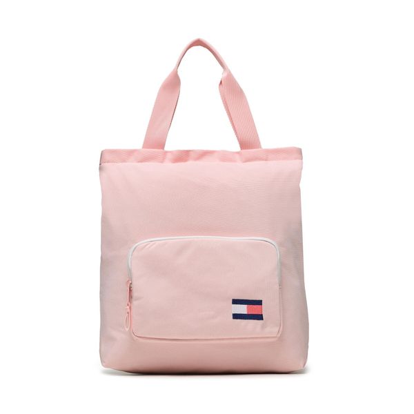 Tommy Hilfiger Torbica Tommy Hilfiger Big Flag Tote AU0AU01724 Ružičasta