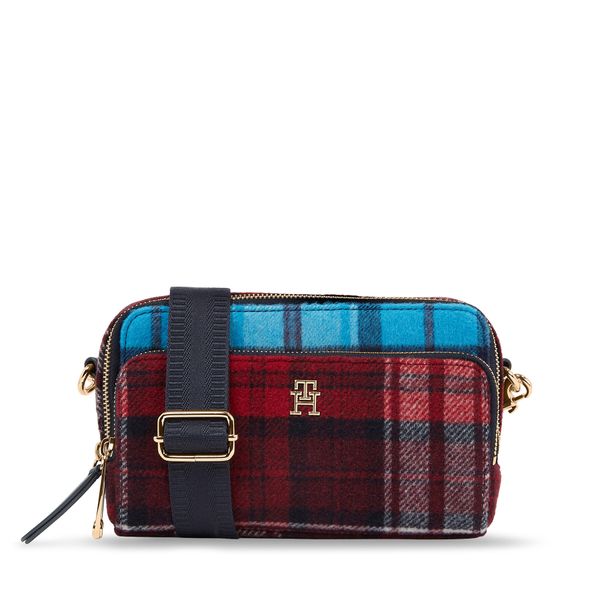 Tommy Hilfiger Torbica Tommy Hilfiger Iconic Tommy Camera Bag Check C AW0AW15206 Check Clash 0G0