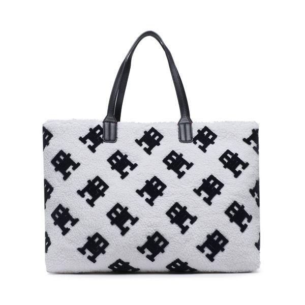 Tommy Hilfiger Torbica Tommy Hilfiger Iconic Tommy Tote Teddy AW0AW14373 0K4