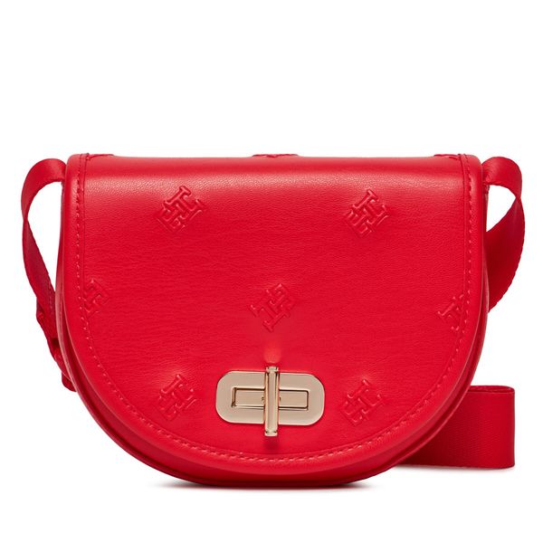 Tommy Hilfiger Torbica Tommy Hilfiger Monogram Turnlock AW0AW15809 Fierce Red XND