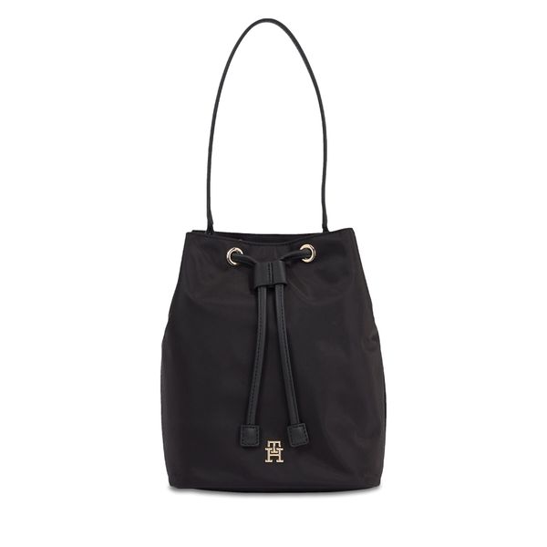 Tommy Hilfiger Torbica Tommy Hilfiger Poppy Bucket AW0AW15218 Black BDS