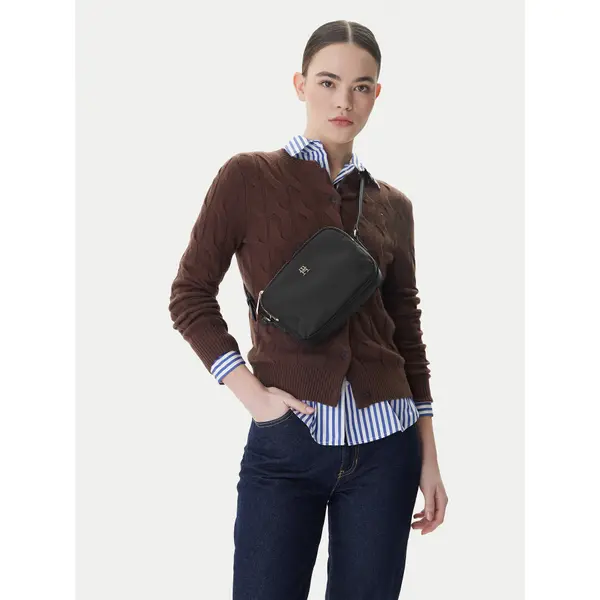 Tommy Hilfiger Torbica Tommy Hilfiger Poppy Th Crossover AW0AW15638 Crna