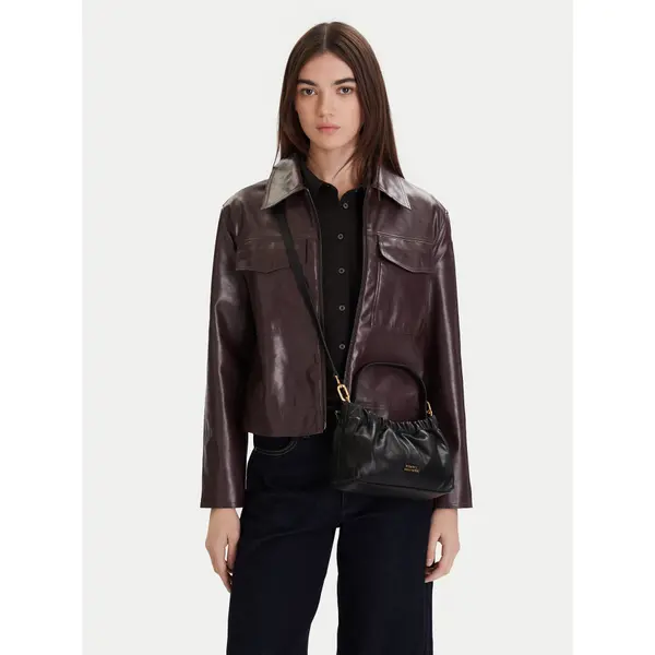 Tommy Hilfiger Torbica Tommy Hilfiger Soft Leather Mini Crossover AW0AW18306 Crna