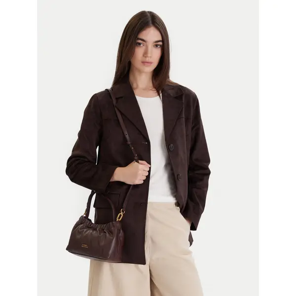 Tommy Hilfiger Torbica Tommy Hilfiger Soft Leather Mini Crossover AW0AW18306 Smeđa