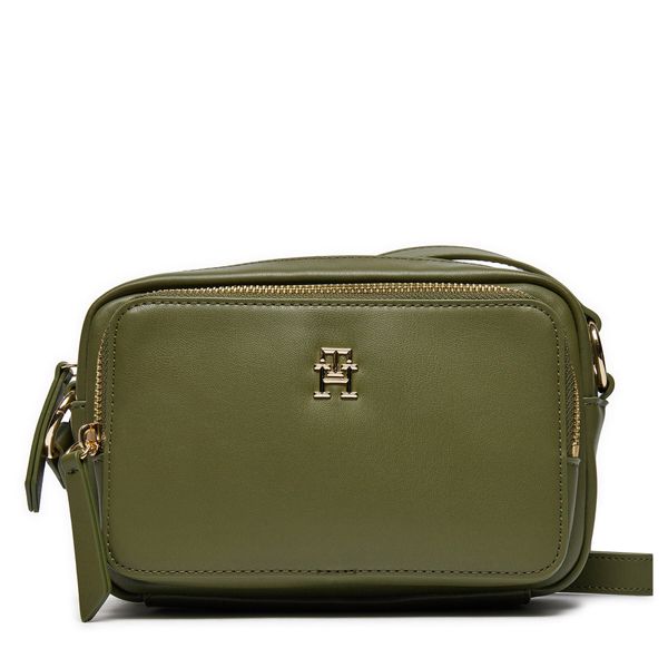 Tommy Hilfiger Torbica Tommy Hilfiger Soft Utility Camera Bag Pu AW0AW16709 Kaki