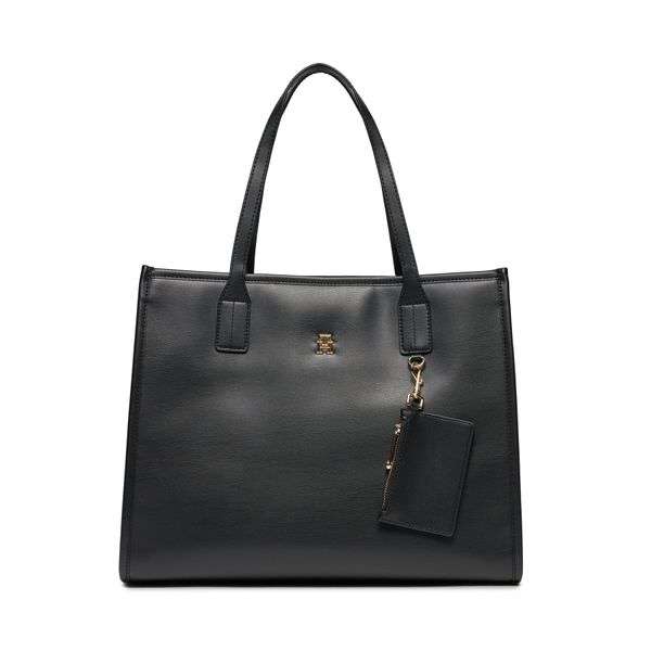 Tommy Hilfiger Torbica Tommy Hilfiger Th City Tote AW0AW15690 Black BDS