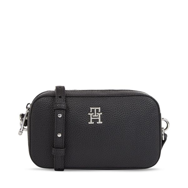 Tommy Hilfiger Torbica Tommy Hilfiger Th Emblem Camera Bag AW0AW15179 Black BDS