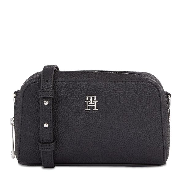 Tommy Hilfiger Torbica Tommy Hilfiger Th Emblem Crossover AW0AW15216 Black BDS