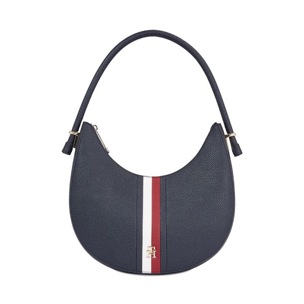 Tommy Hilfiger Torbica Tommy Hilfiger Th Emblem Shoulder Bag Corp AW0AW15287 Space Blue DW6