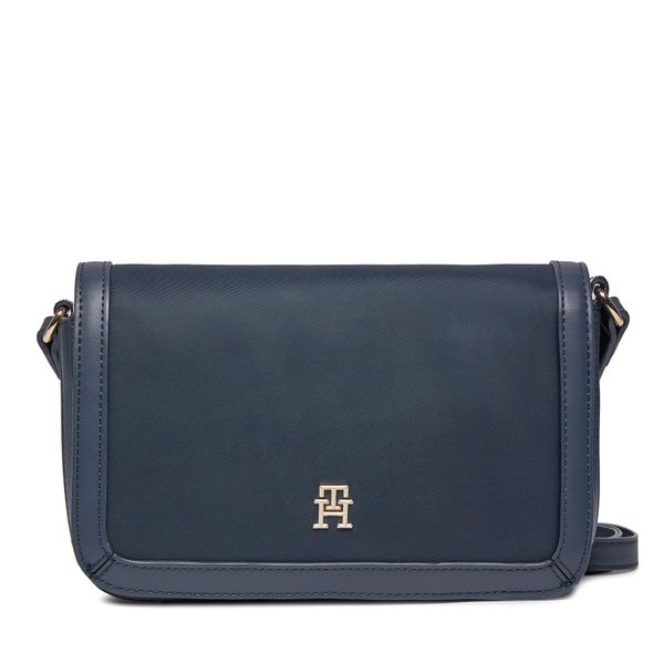 Tommy Hilfiger Torbica Tommy Hilfiger Th Essential S Flap Crossover AW0AW15700 Space Blue DW6