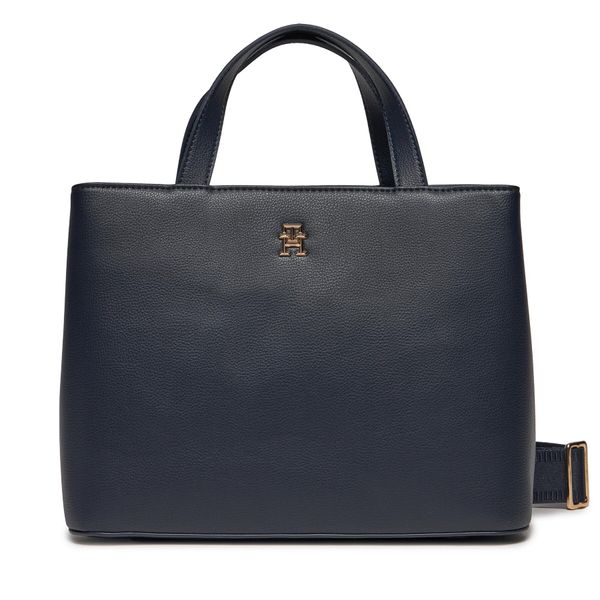 Tommy Hilfiger Torbica Tommy Hilfiger Th Essential Sc Satchel Corp AW0AW16075 Space Blue DW6