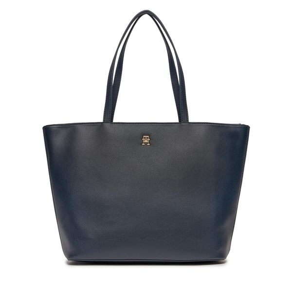 Tommy Hilfiger Torbica Tommy Hilfiger Th Essential Sc Tote Corp AW0AW16089 Space Blue DW6