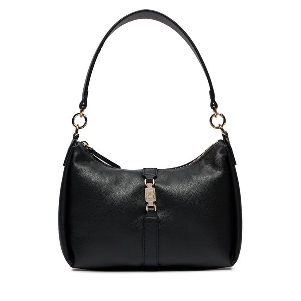 Tommy Hilfiger Torbica Tommy Hilfiger Th Feminine Shoulder Bag AW0AW15715 Black BDS