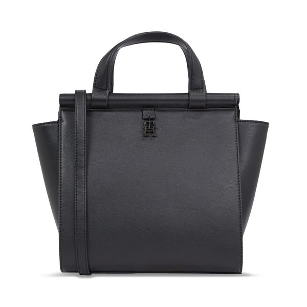 Tommy Hilfiger Torbica Tommy Hilfiger Th Feminine Small Tote AW0AW15250 Black BDS