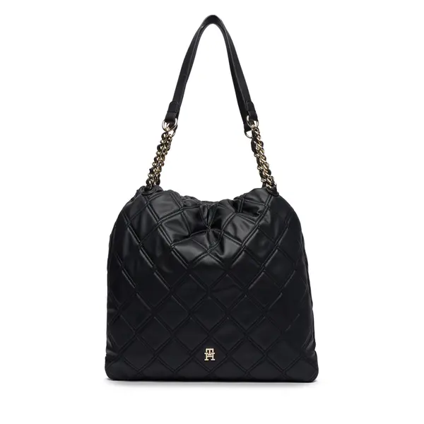 Tommy Hilfiger Torbica Tommy Hilfiger Th Feminine Tote AW0AW18719 Crna